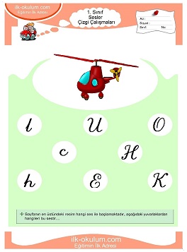 Çocuklar İçin H Sesi Çalışma Sayfaları 